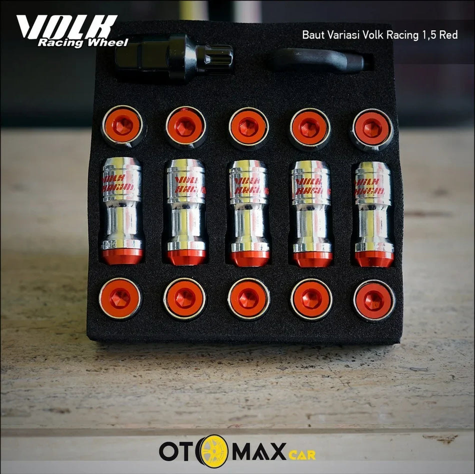 Baut Variasi Volk Racing 1,5 Red