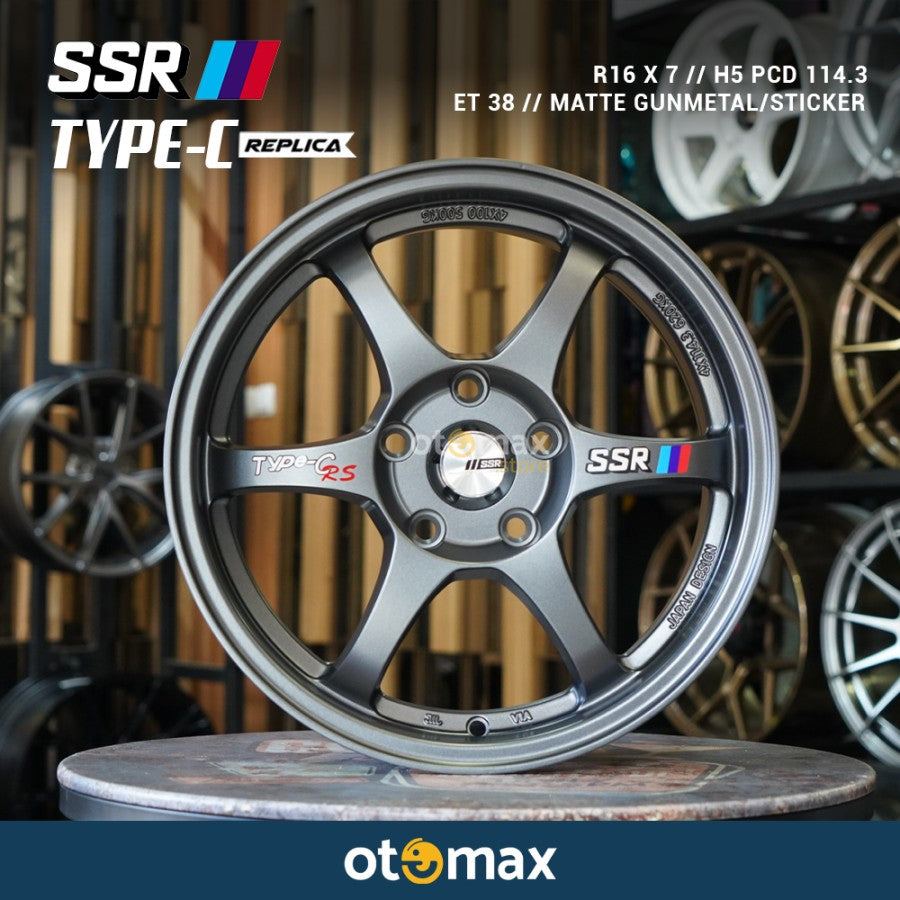 Velg Mobil SSR Type C Ring 16 Gun Metal