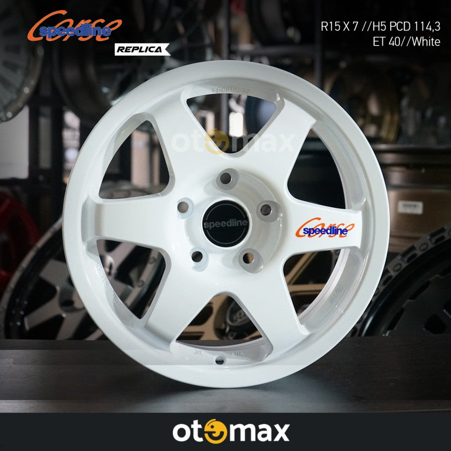 Velg Mobil Speedline Corse ZX831 Ring 15 H5 Putih