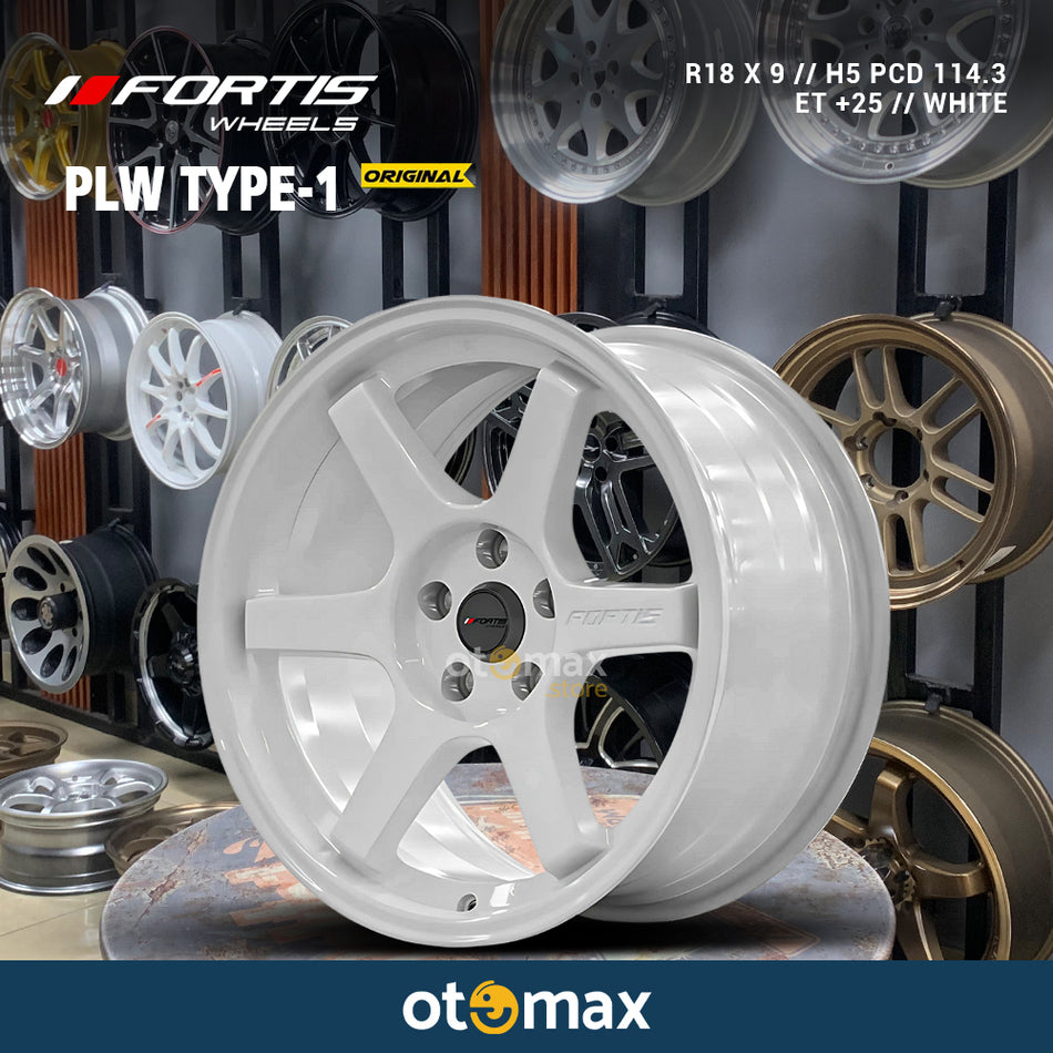 Velg Mobil Fortis PLW Type-1 Ring 18 White