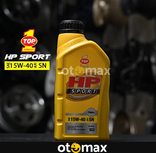 Oli Mobil Top 1 HP Sport 15W-40 API SN 1LT