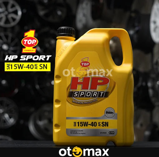 Oli Mobil Top 1 HP Sport 15W-40 API SN 4LT