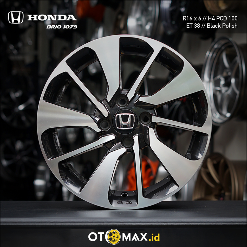 Velg Mobil Honda Brio Chemko Ring 15 Black Polish