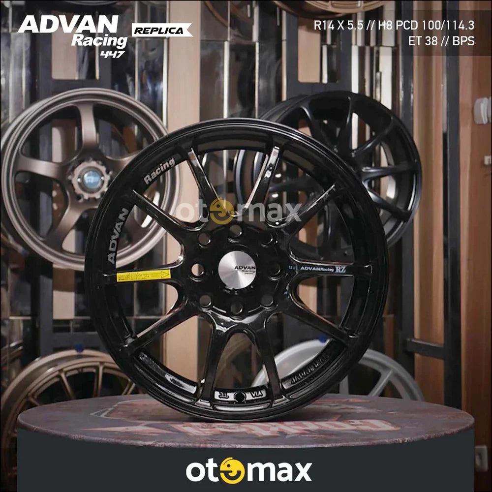 Velg Advan Racing Velg Mobil Advan Racing RZ 477 Ring 14 Black – Otomax Store : Jual Velg ...