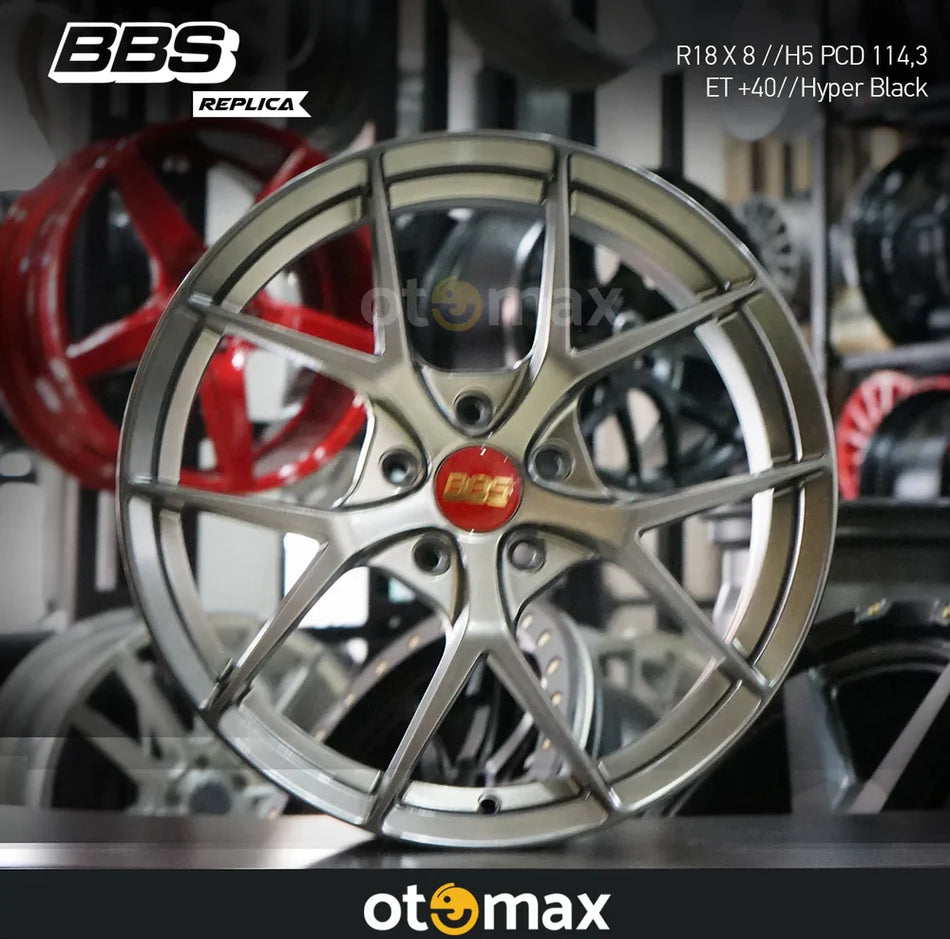 Velg Mobil BBS CHR-II H4 Ring 18 Hyper Black