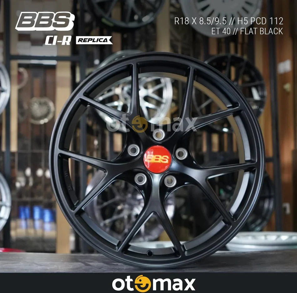 Velg Mobil BBS CI-R Ring 18 PCD112 Flatt Hitam