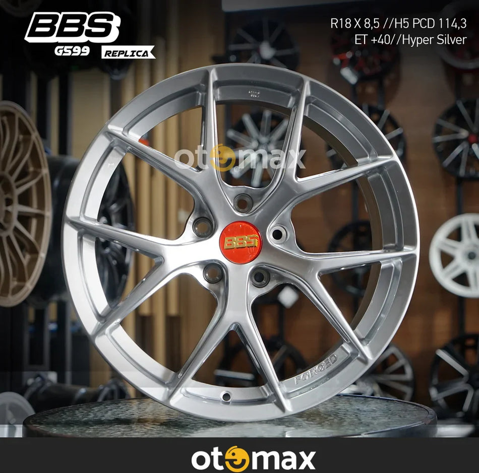 Velg Mobil BBS FR-D Ring 18 Hyper Silver