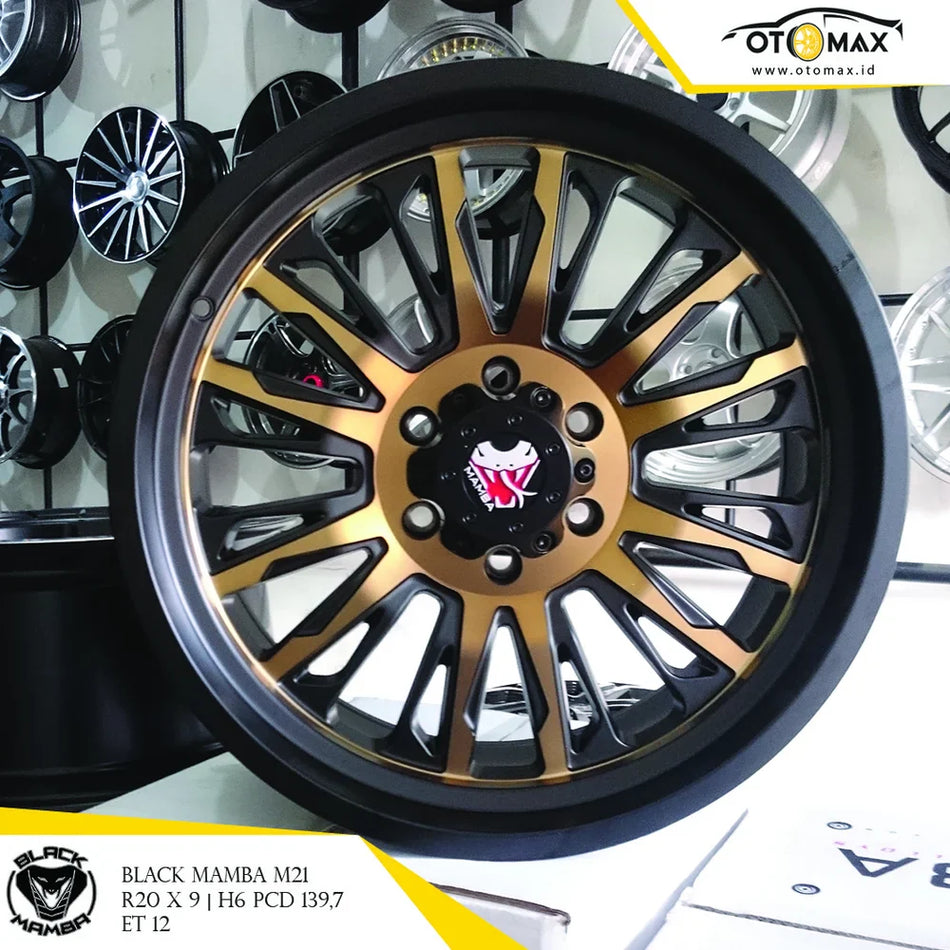 Velg Mobil Black Mamba Exe Pegasus Ring 20