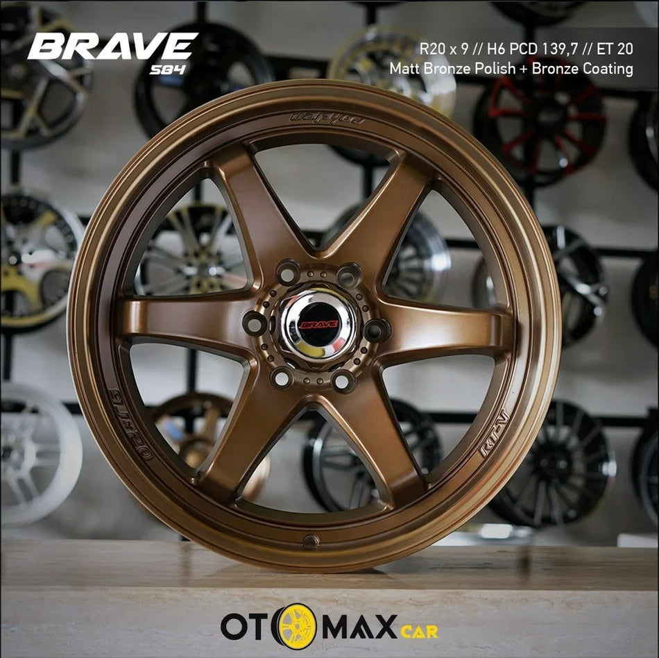 Velg Mobil Brave 584 Ring 20 Emas