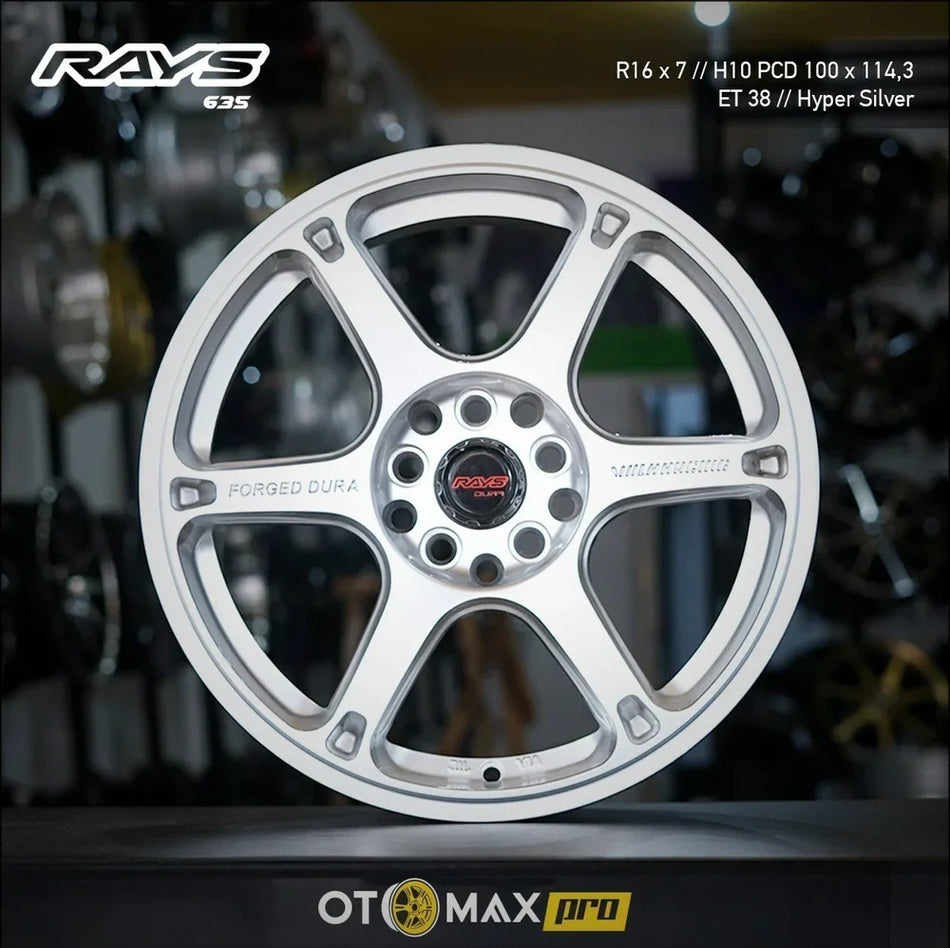 Velg Mobil Brave 635 Ring 16 Hyper Silver