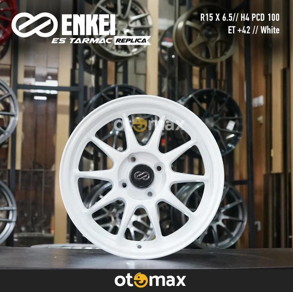 Velg Mobil Enkei ES Tarmac Ring 15 White