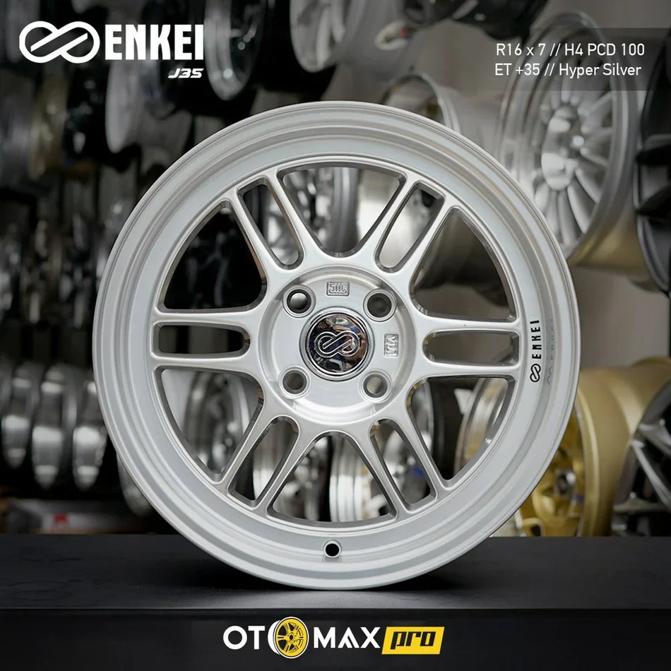 Velg Mobil Enkei J35 Ring 16 Hyper Silver