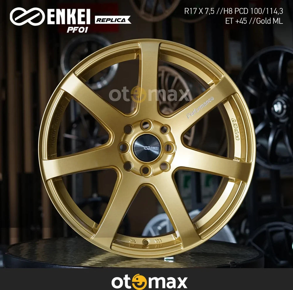 Velg Mobil Enkei PF01 CT1041 Ring 17 Gold ML