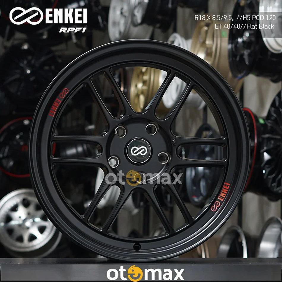 Velg Mobil Enkei PRO FF1 Ring 18 Flat Black