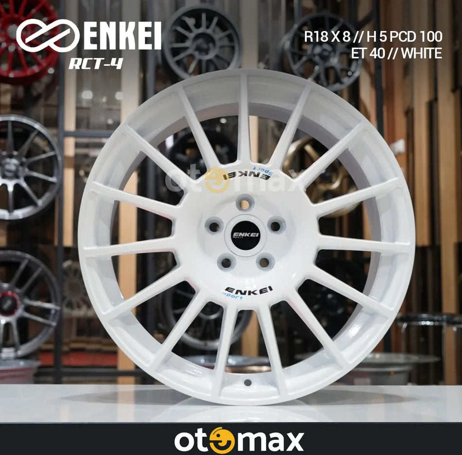 Velg Mobil Enkei RCT-4 Ring 18 PCD100 White