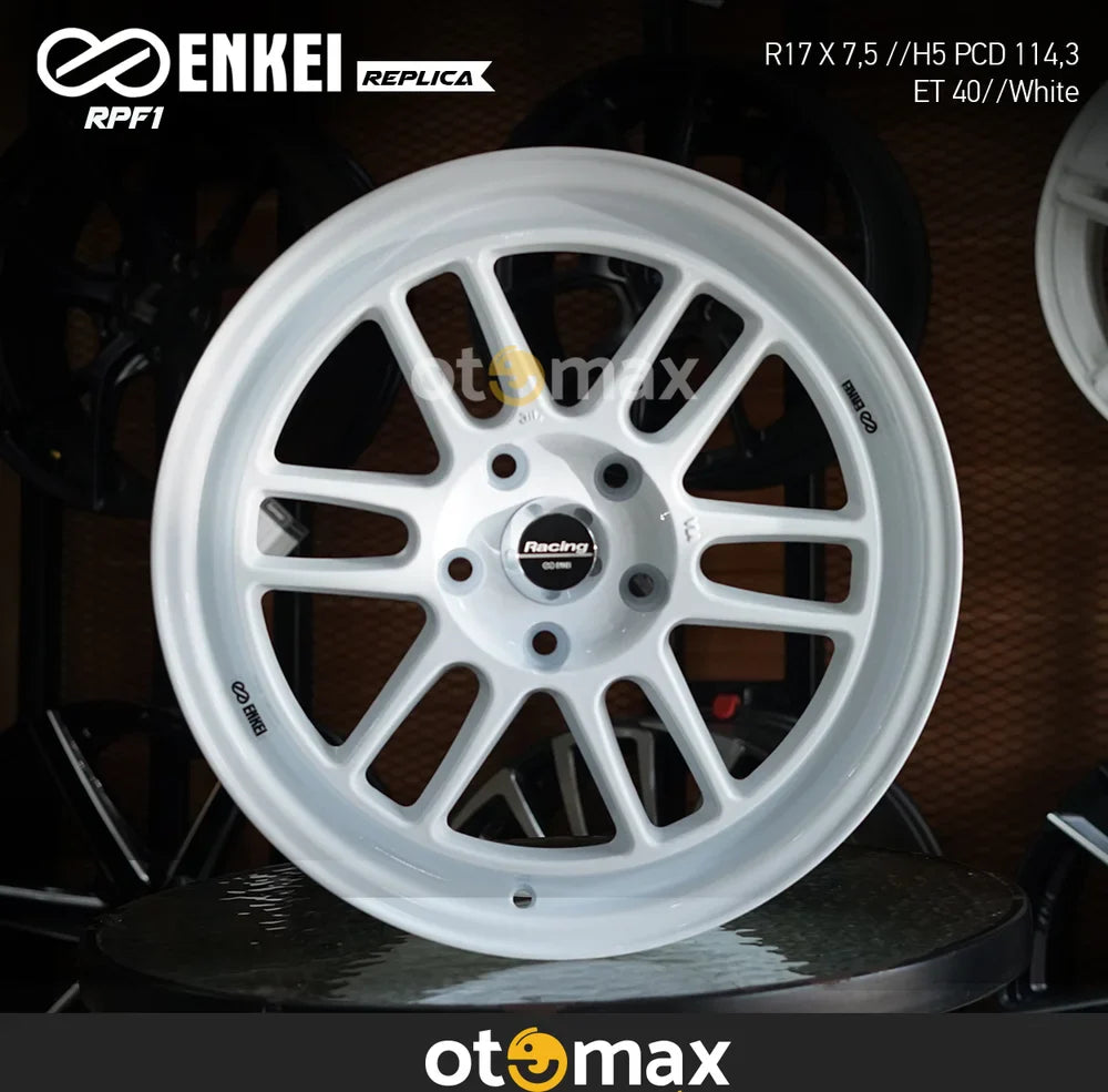 Velg Rwb Velg Mobil Enkei RPF1 Ring 17 White - Teknologi MAT & Fashionable ...