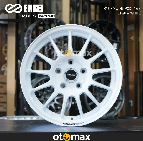 Velg Mobil Enkei RTC 16 H5 White | Teknologi MAT & Desain Elegan ...