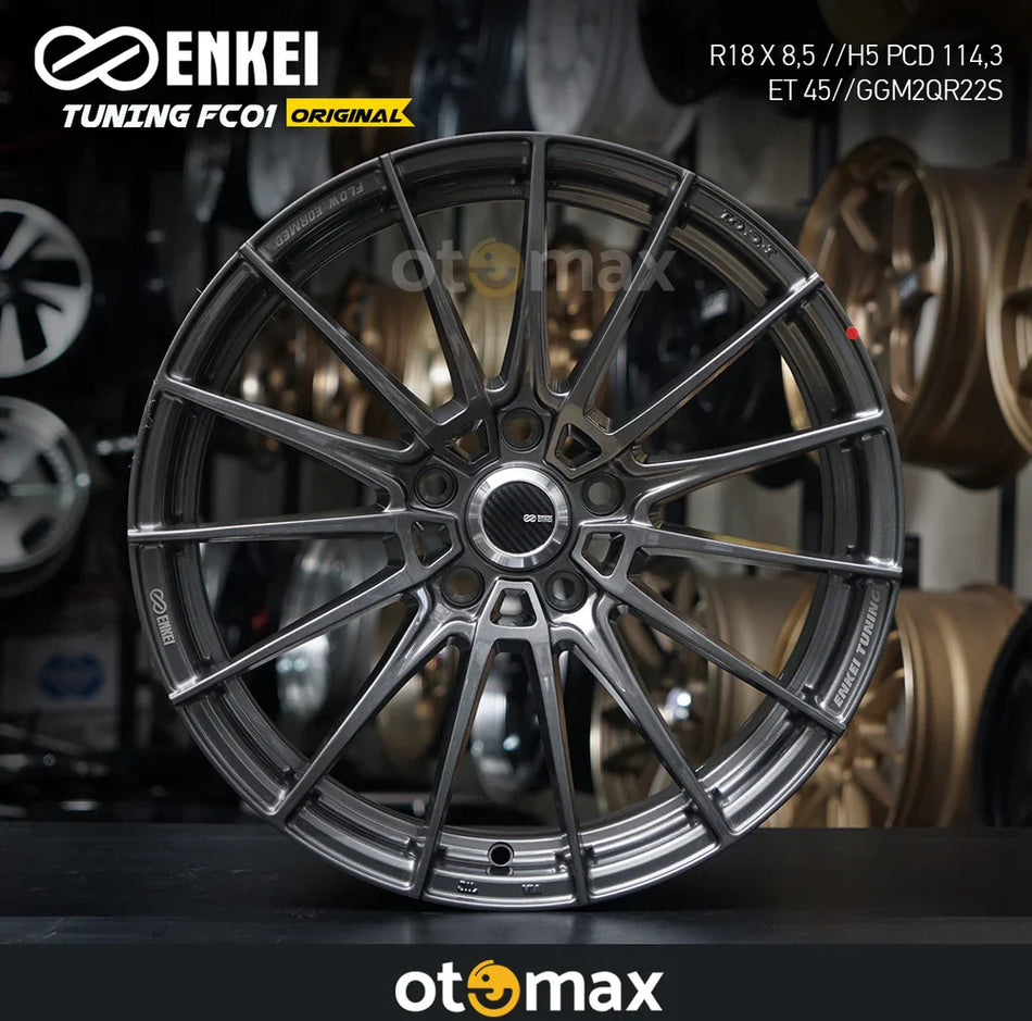 Velg Mobil Enkei Tuning FC01 Original Ring 18 GGM2QR22S