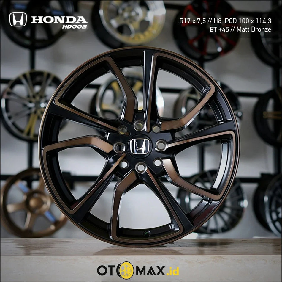 Velg Mobil Honda Civic HD008 Ring 17 Matt bronze