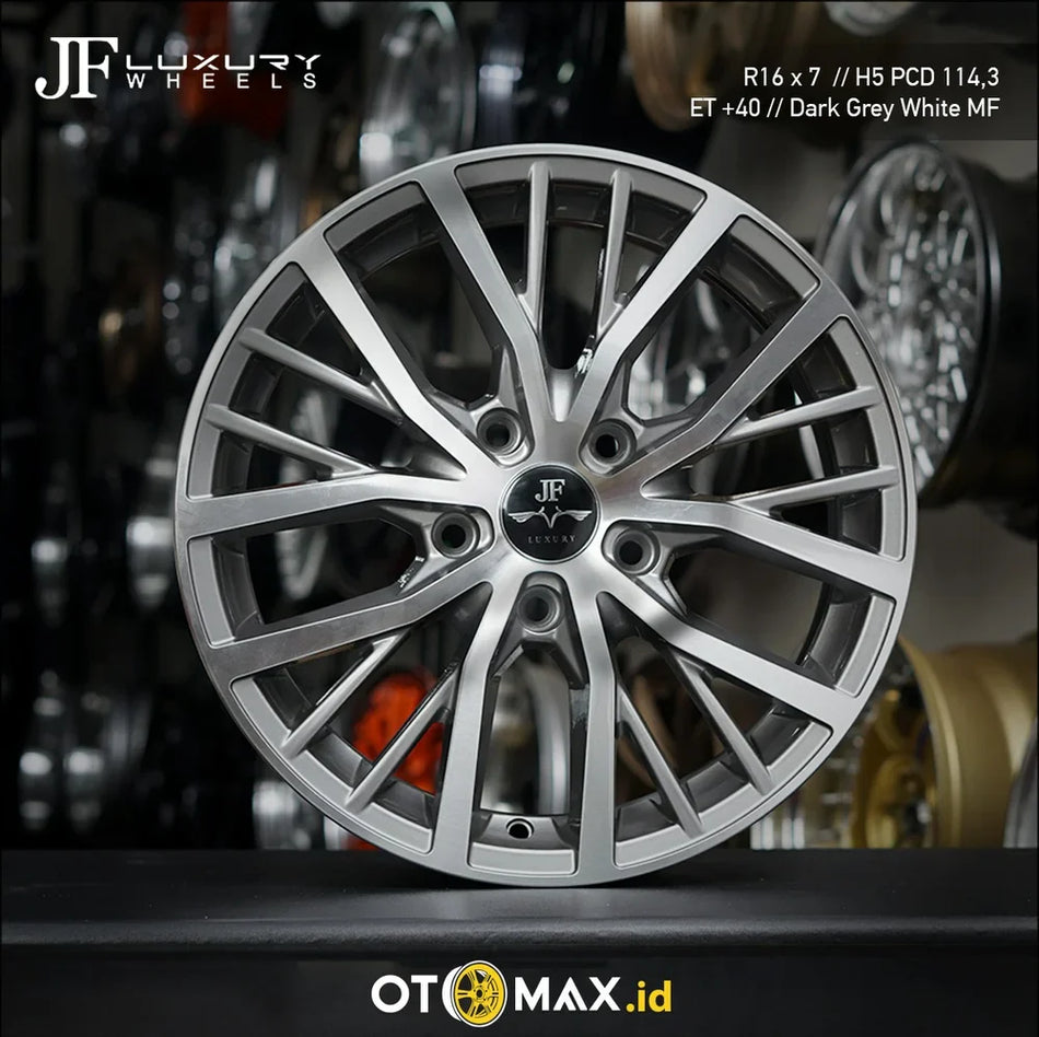 Velg Mobil JF VW Ring 16 Dark Gray White MF