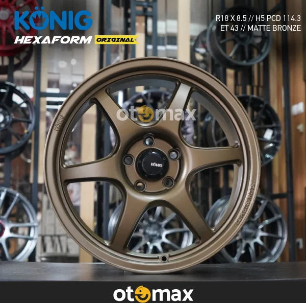 Velg Mobil Konig Hexaform Original Ring 18 Bronze