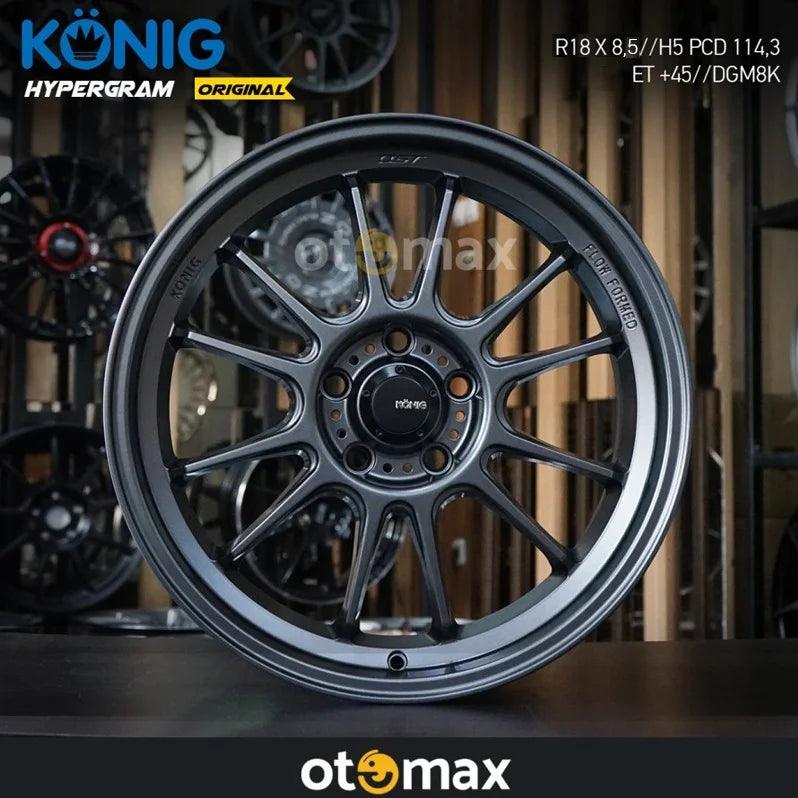 Velg Mobil Konig Hypergram Original Ring 18 DGM8K | Otomax Store ...