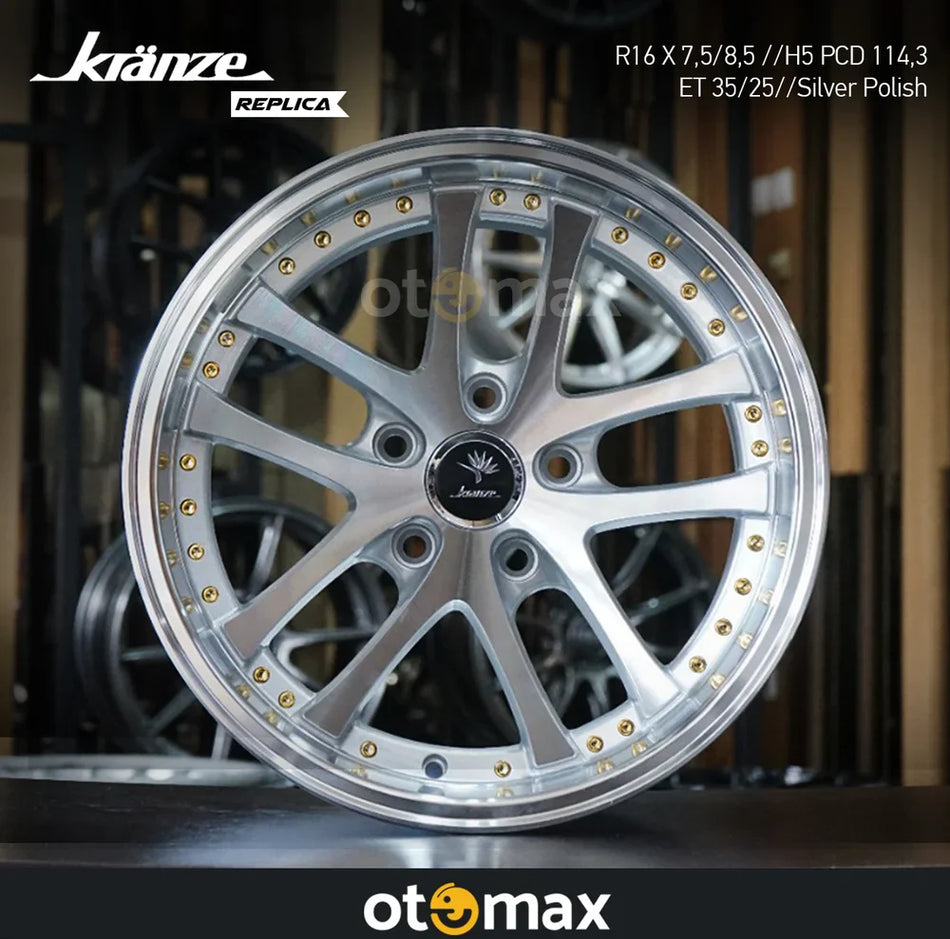 Velg Mobil Kranze LSX Ring 16 H5 Perak Polandia