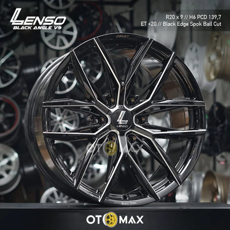 velg lenso black angle 