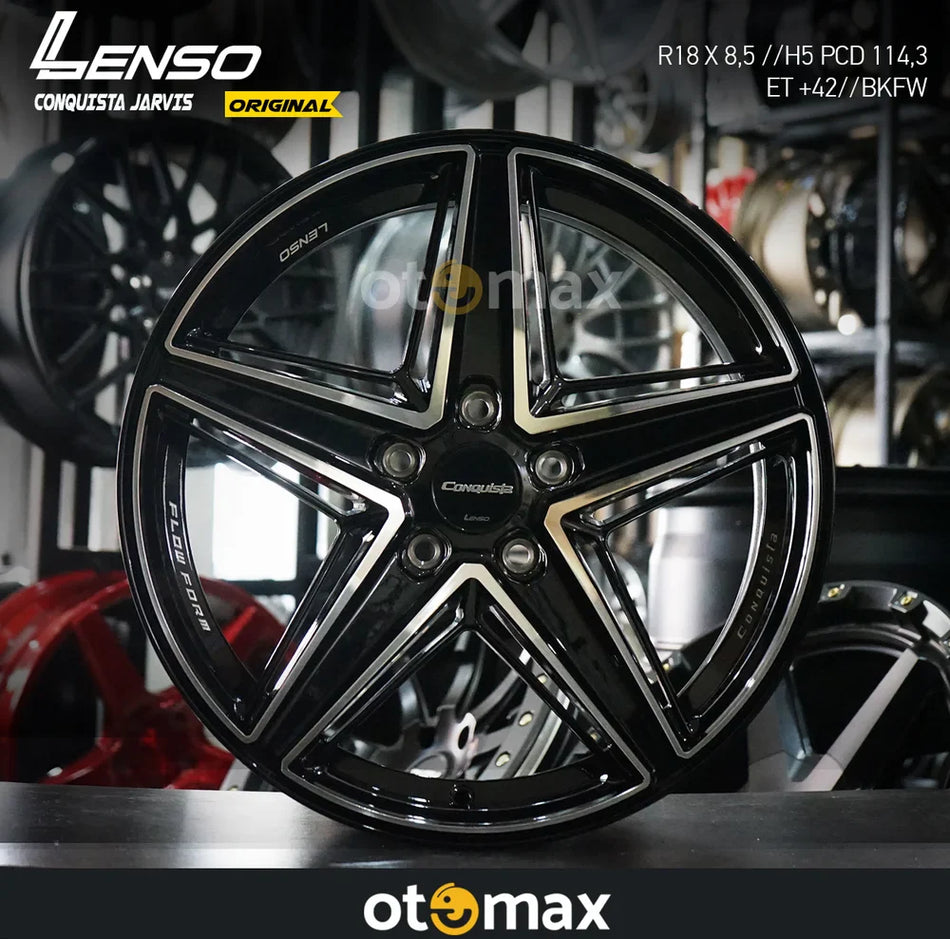 Velg Mobil Lenso Conquista Jarvis Ring 18 BKFW