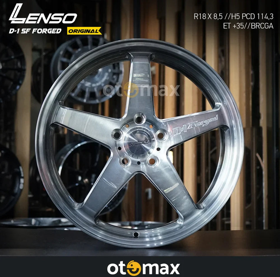 Velg Mobil Lenso D 1 SF Forged Original Ring 18 BRCGA