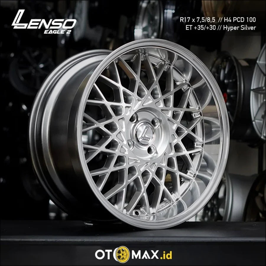 Velg Mobil Lenso Eagle 2 Ring 17 Hyper Silver