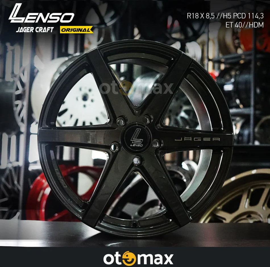 Velg Mobil Lenso Jager Craft Original Ring 18 Hyper Dark