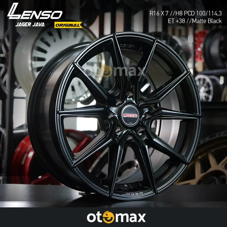 Velg Mobil Lenso Jager Java Ring 16 Matt Hitam