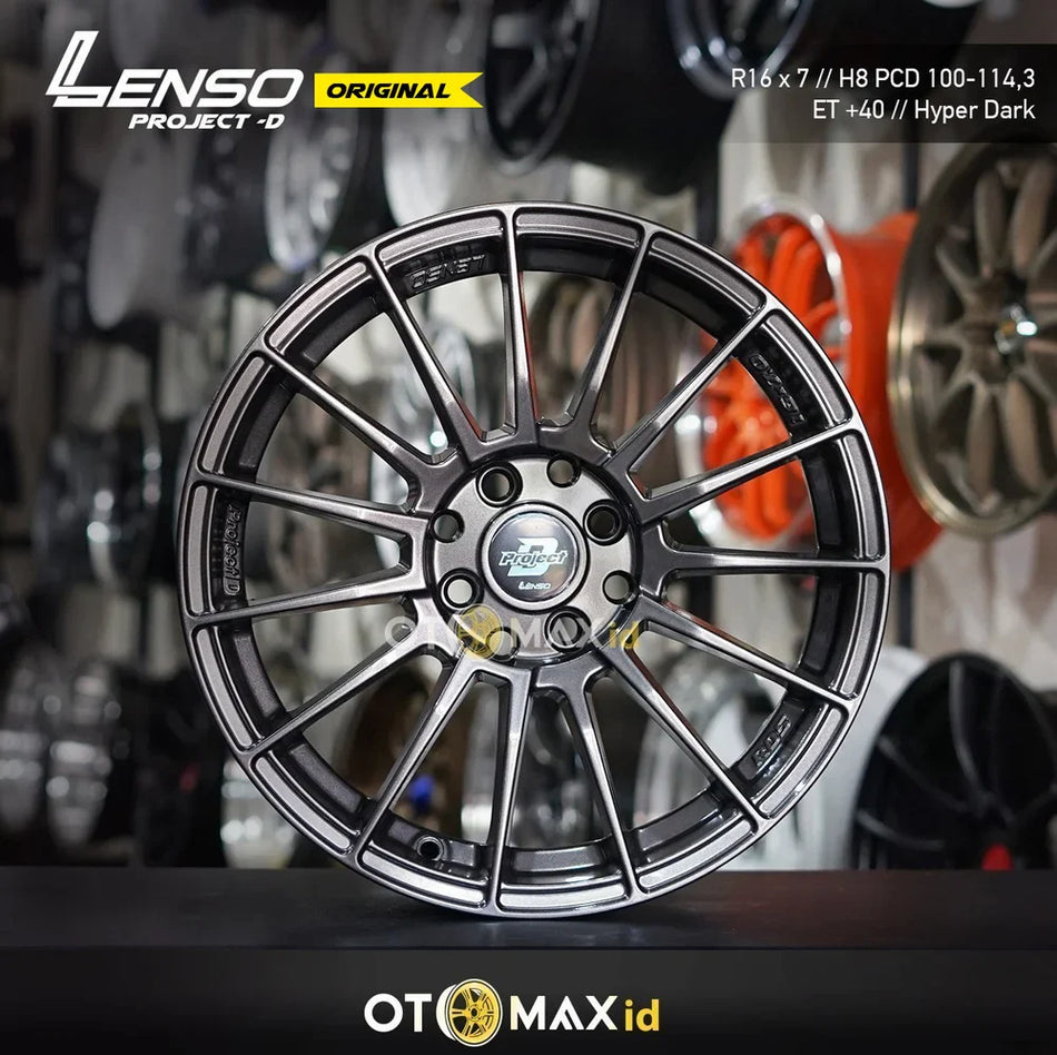 Velg Mobil Lenso Project D Race 5 Ring 16 Hyper Dark