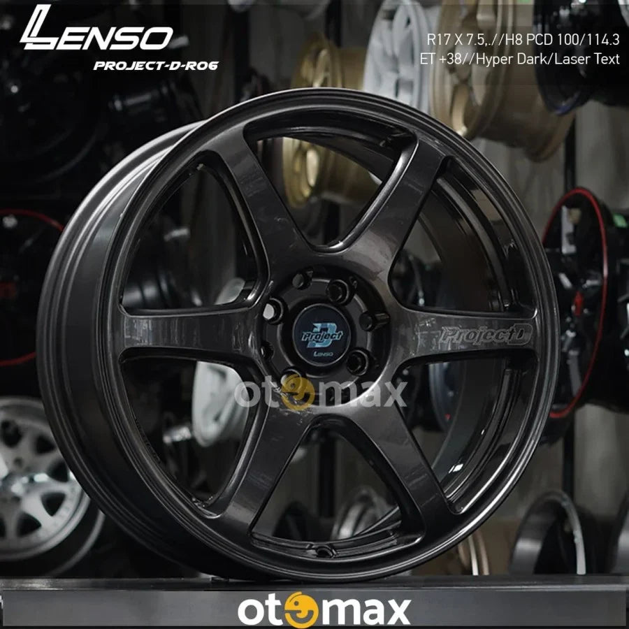 Velg Mobil Lenso Project D Race 6 Ring 17 Hyper Dark