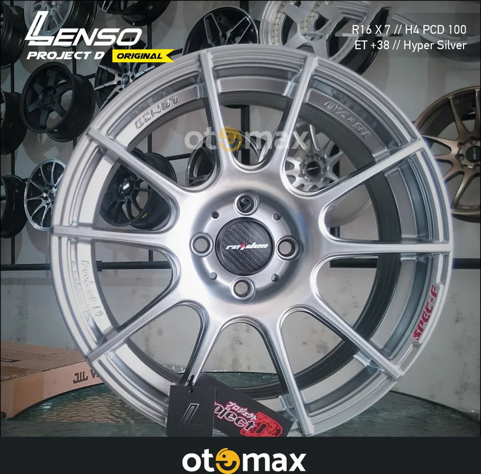 Velg Mobil Lenso Project D Ring 16 Hyper Sillver