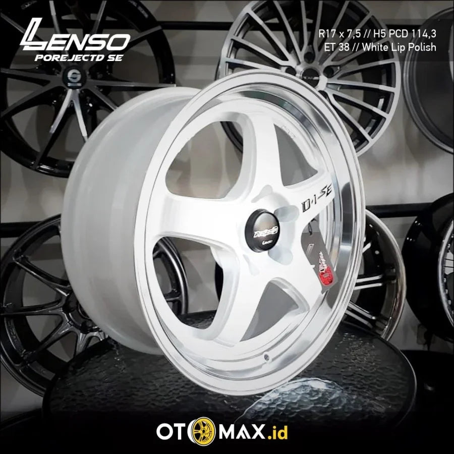 Velg Mobil Lenso Project D SE Ring 17 Whaite