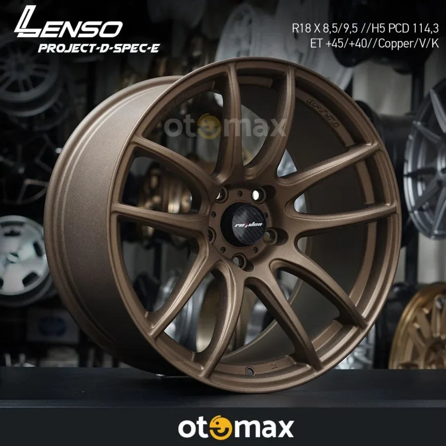 Velg Mobil Lenso Project D Spec E Ring 18 Perunggu