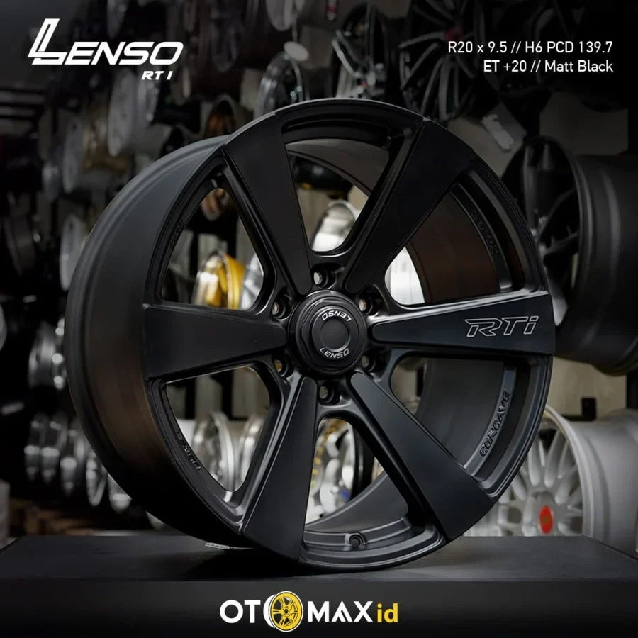 Velg Mobil Lenso RTi Matt Black Ring 20