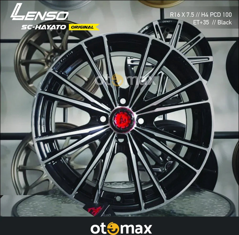 Velg Mobil Lenso SC Hayato Ring 16 Black