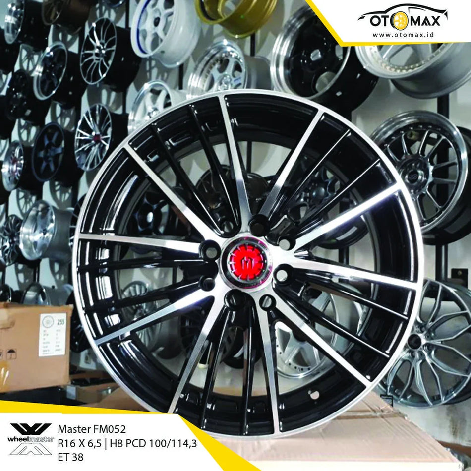 Velg Mobil Master FM052 Ring 16 Kalf Polish Hitam