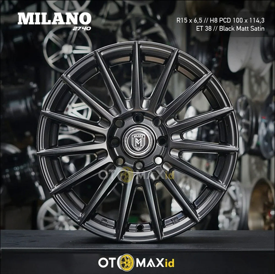 Velg Mobil Milano 2740 Ring 15 Black