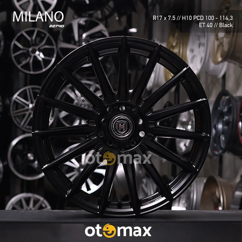 Velg Mobil Milano 2740 Ring 17 Black