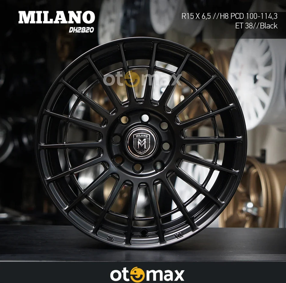 Velg Mobil Milano DH2820 Ring 15 Hitam