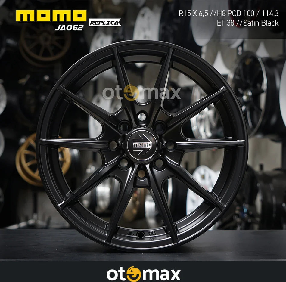 Velg Mobil Momo JA062 Ring 15 Satin Black