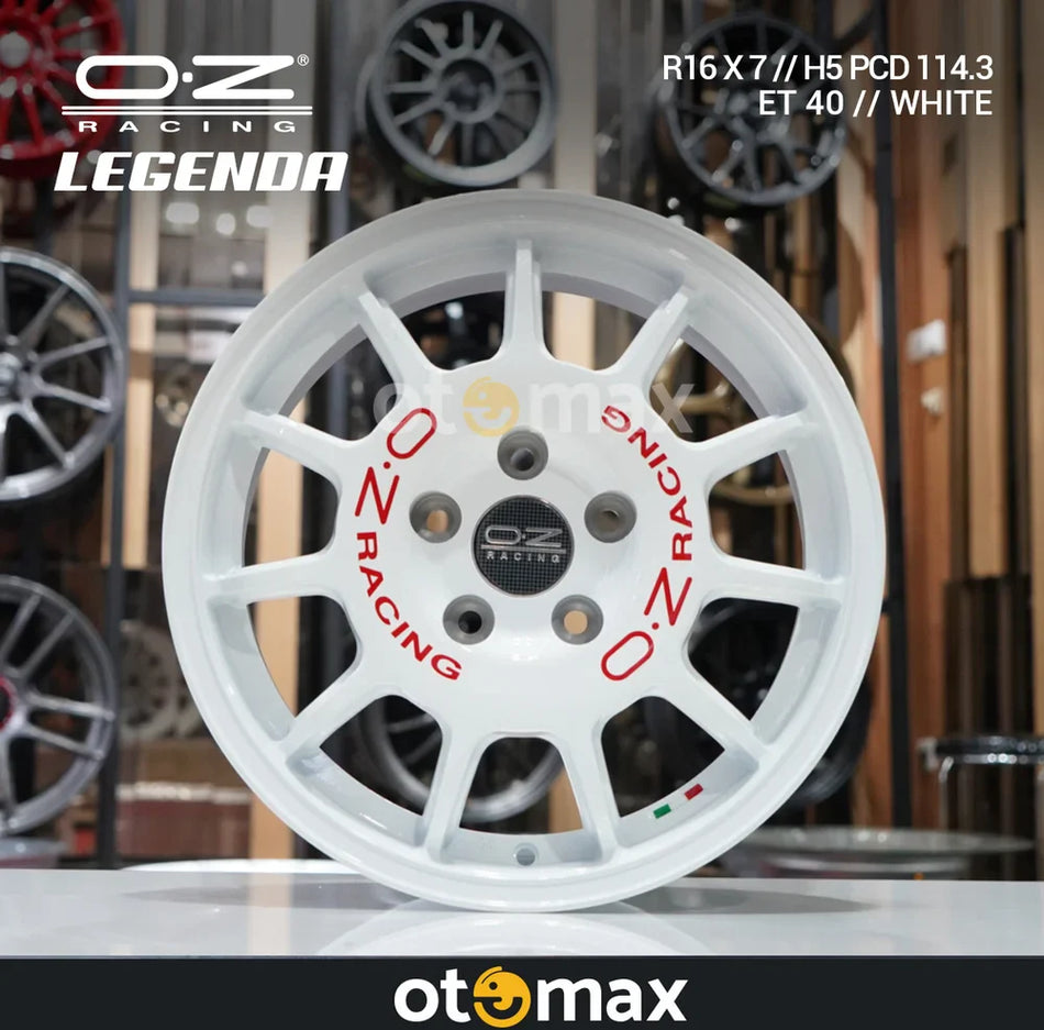 Velg Mobil Oz Legenda Ring 16 H5 White