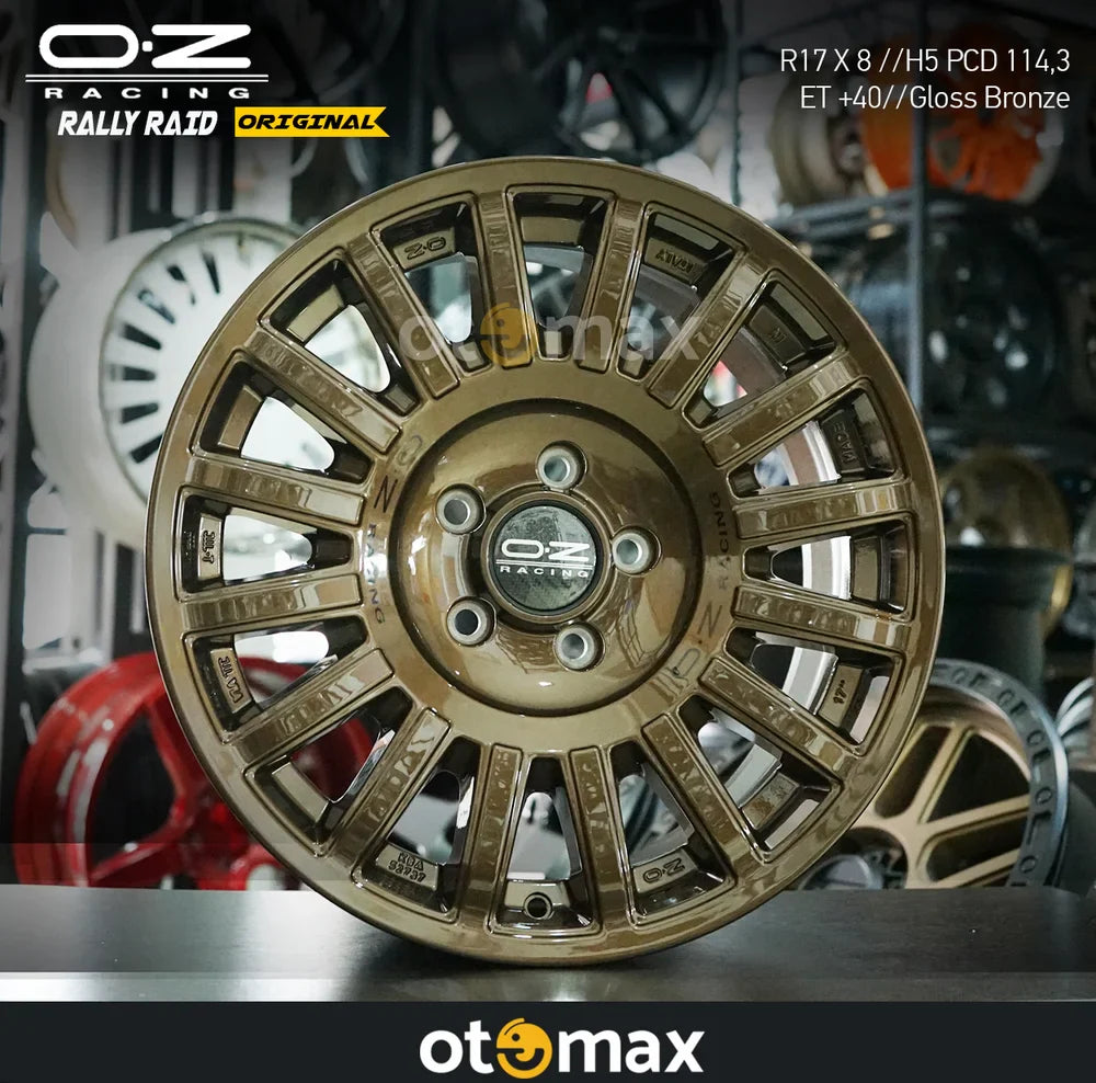 Velg Mobil Oz Original Rally Raid Ring 17 Gloss Bronze | Otomax Store ...