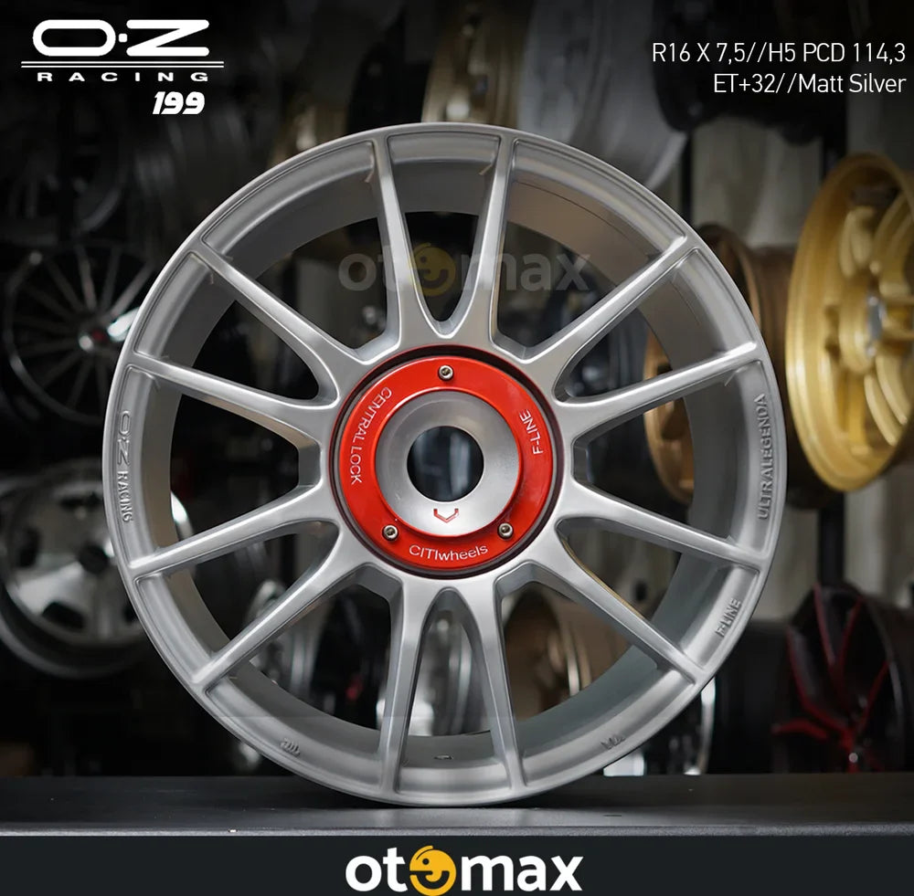Velg Mobil Oz Racing 199 Ring 16 Matt Silver | Otomax Store – Otomax ...
