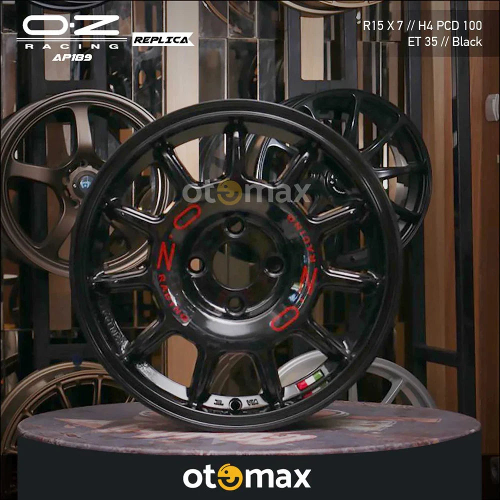 Velg Oz Racing Rally Velg Mobil Oz Racing AP189 Ring 15 Black | Otomax Store – Otomax Store ...