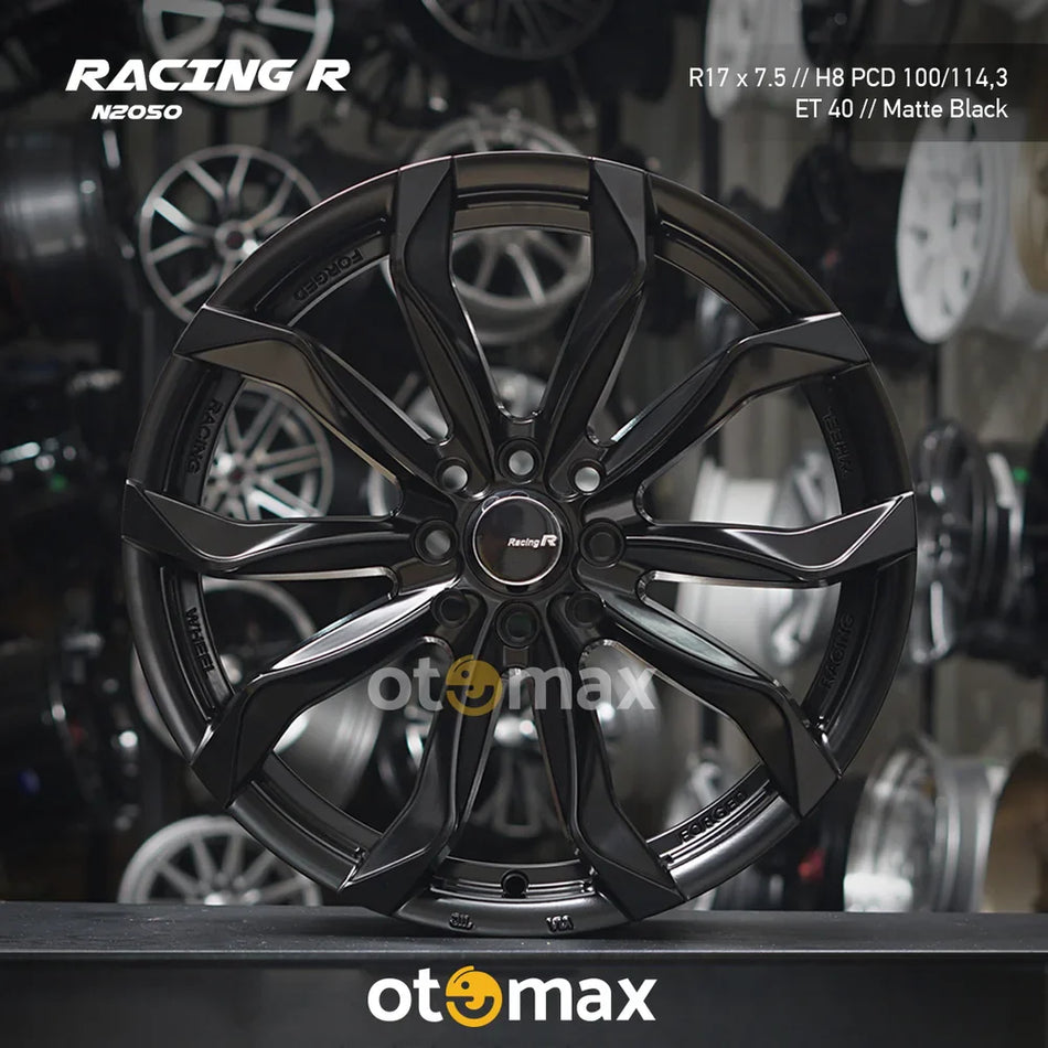 Velg Mobil Racing-R N2050 Ring 17 Matt Black